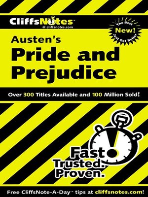 cover image of CliffsNotes on Austen's Pride and Prejudice